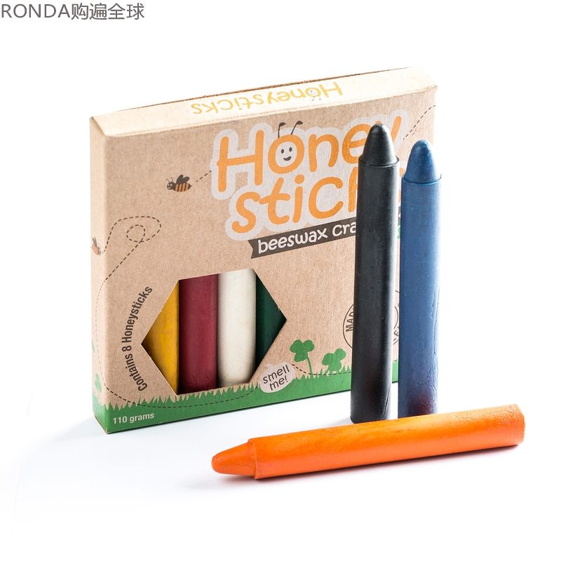 进口可食无毒儿童彩色蜡笔画笔