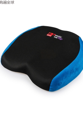 韩国进口 MIYO可爱加厚美臀家用办公室慢回弹记忆棉坐垫 蓝黑色