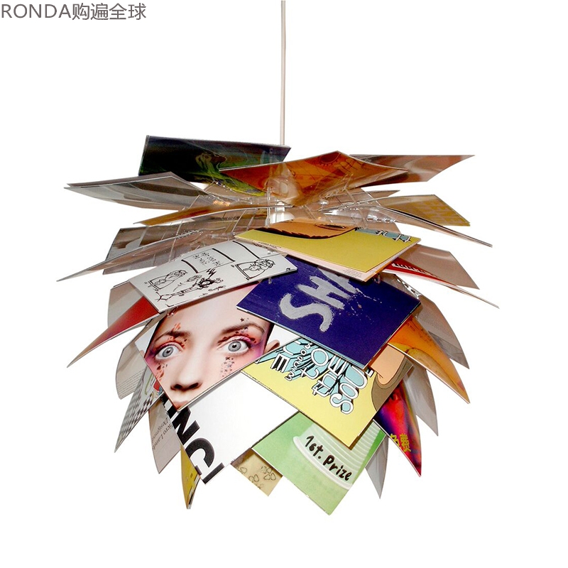 丹麦进口 DYBERG LARSEN 酒吧餐厅艺术装饰个性吊灯灯罩灯具 杂志
