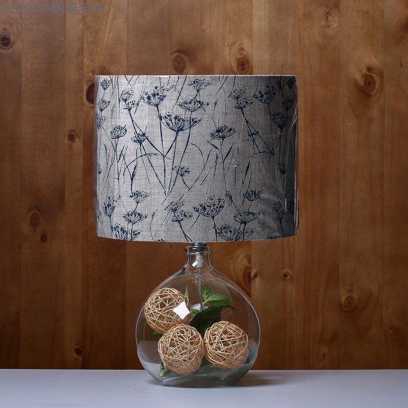 英国进口hill house纯手工亚麻欧式布艺卧室床头台灯灯罩阿德灵顿