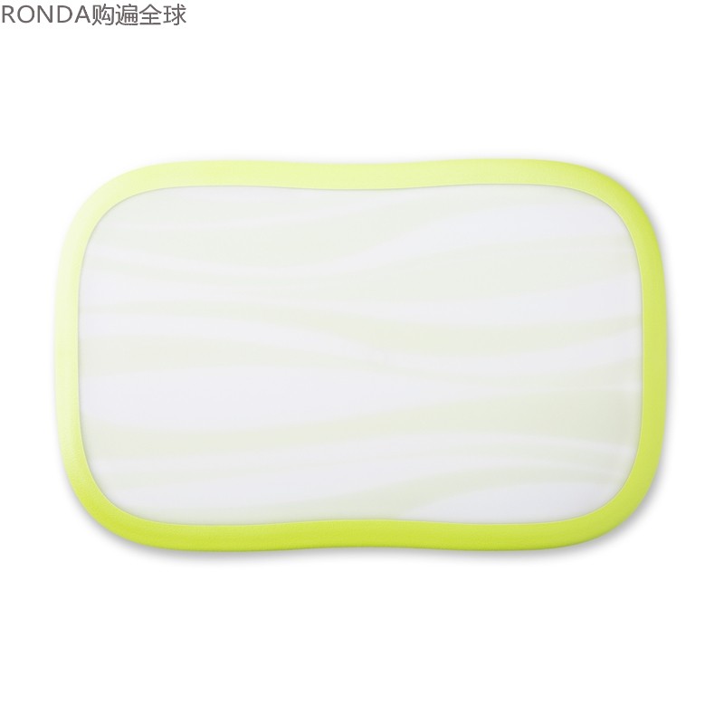 韩国原装进口doble波浪花纹环保pp塑料抗菌砧板案板切菜板 浅绿色