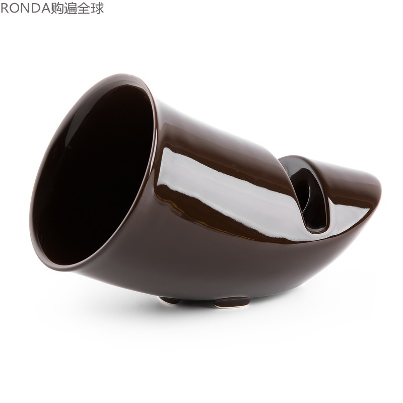 韩国进口make eco陶瓷桌面摆件手机架子手机支架不插电扩音底座