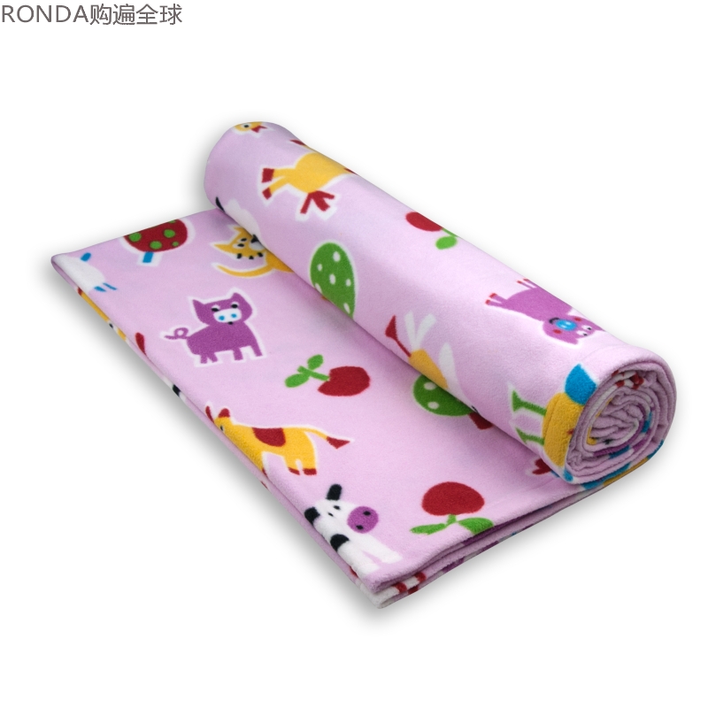英国Babble Kids欢乐农场新生儿婴儿毯子幼儿园儿童宝宝午睡绒毯
