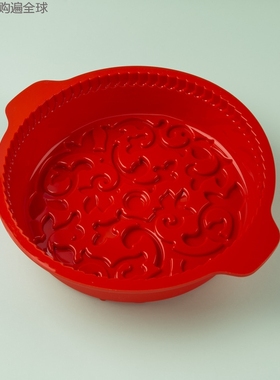 意大利进口Gamme Gourmet圆形裱花铂金硅胶蛋糕模具烘培工具26cm