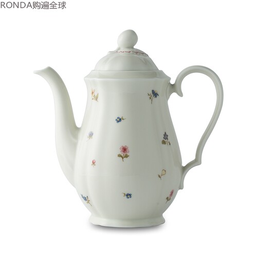 weiden彩色小花陶瓷1150ml咖啡壶