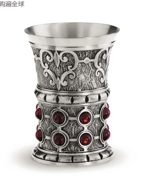 奥地利进口ARTINA-Rubin欧式锡制啤酒杯洋酒工艺品复古摆件251ml