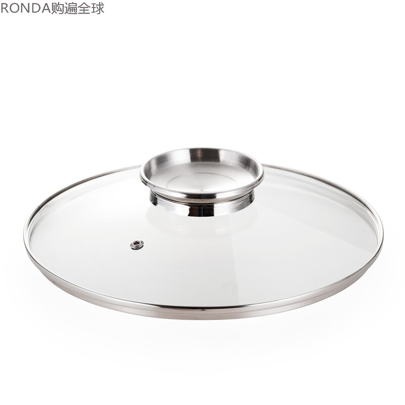 意大利进口pensofal不锈钢包边防烫玻璃盖可视锅盖28cm/16cm
