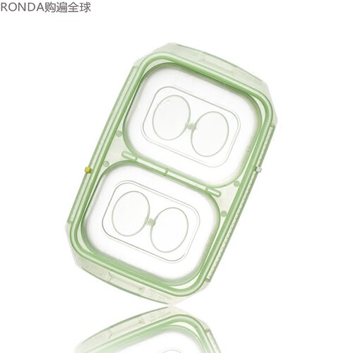 韩国rre有盖冰箱密封2格保鲜盒