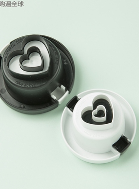 意大利进口 Gamme Gourmet爱心形饼干切割器压花模具烘培工具 2支