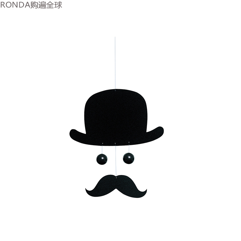 丹麦flensted mobiles 无声空中吊饰装饰房间室内精美挂饰卓别林