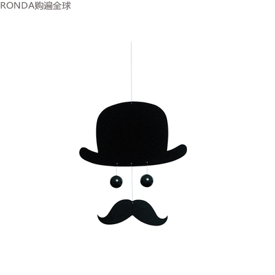 丹麦Flensted Mobiles 无声空中吊饰装饰房间室内精美挂饰卓别林
