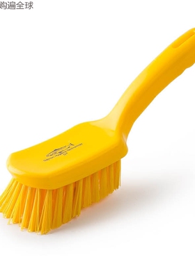 英国进口HBC厨房家用食品级清洁刷子保洁工具百洁刷黄色中等硬毛