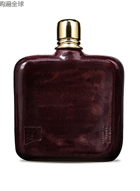 意大利Vanni Pratesi & Rogai手工真皮外套玻璃随身便携式小酒壶