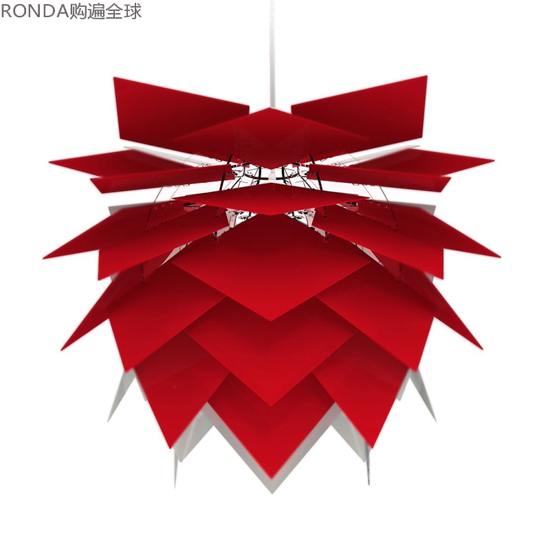丹麦进口DYBERG LARSEN酒吧餐厅创意装饰个性吊灯灯罩灯具 红色