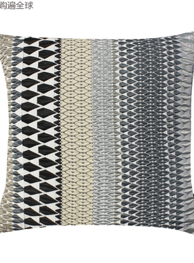 英国进口 Margo Selby 欧式方形鸭绒沙发床大靠垫靠枕抱枕 56cm