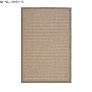 米色 芬兰进口VM Carpet北欧式 羊毛纸纱古典家用地毯装 饰防滑地垫