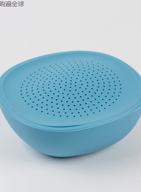 韩国进口250 Design贴壁式碗状硅胶除湿器衣柜自然吸湿干燥器蓝色