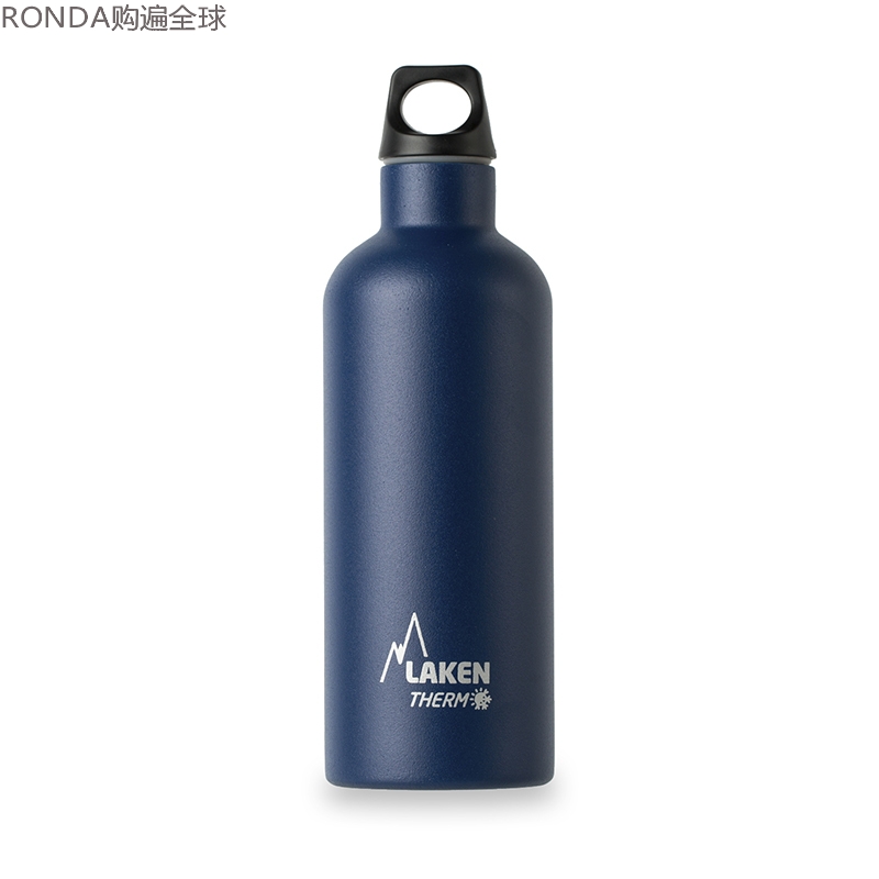 西班牙LAKEN户外便携不锈钢登山窄口保温水壶运动防漏水杯子500ml