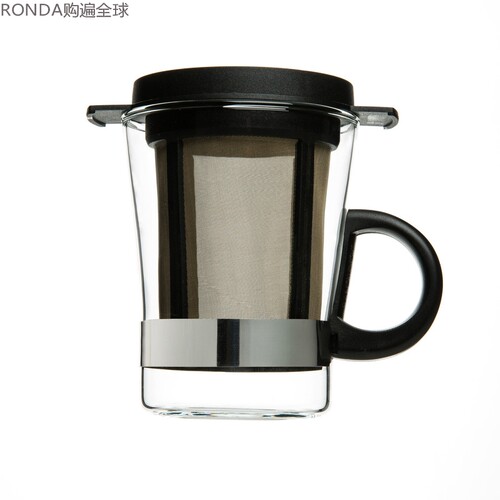 finum德国耐热玻璃过滤茶隔杯