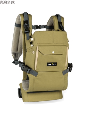 韩国进口 VOLONA明星御用四季多功能婴儿背带 抱凳 宝宝腰凳 绿色