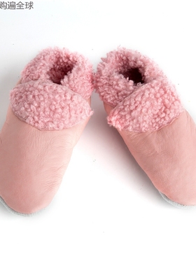 新西兰PITTER PATTER真皮牛皮婴儿鞋子男女宝宝学步鞋软底鞋 羊毛