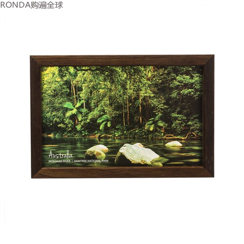 澳洲欧式风立体光影公园装饰画