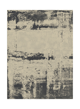 比利时进口DC carpets欧式创意客厅房间卧室茶几床边大地毯黑灰色