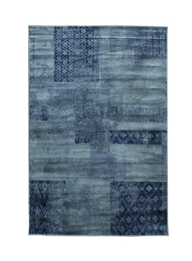 比利时进口DC carpets欧式创意客厅房间卧室茶几床边大地毯灰蓝色