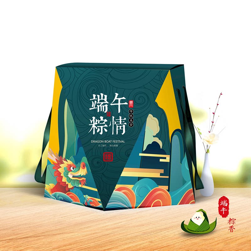 端午节空盒子创意手提鸭蛋高档