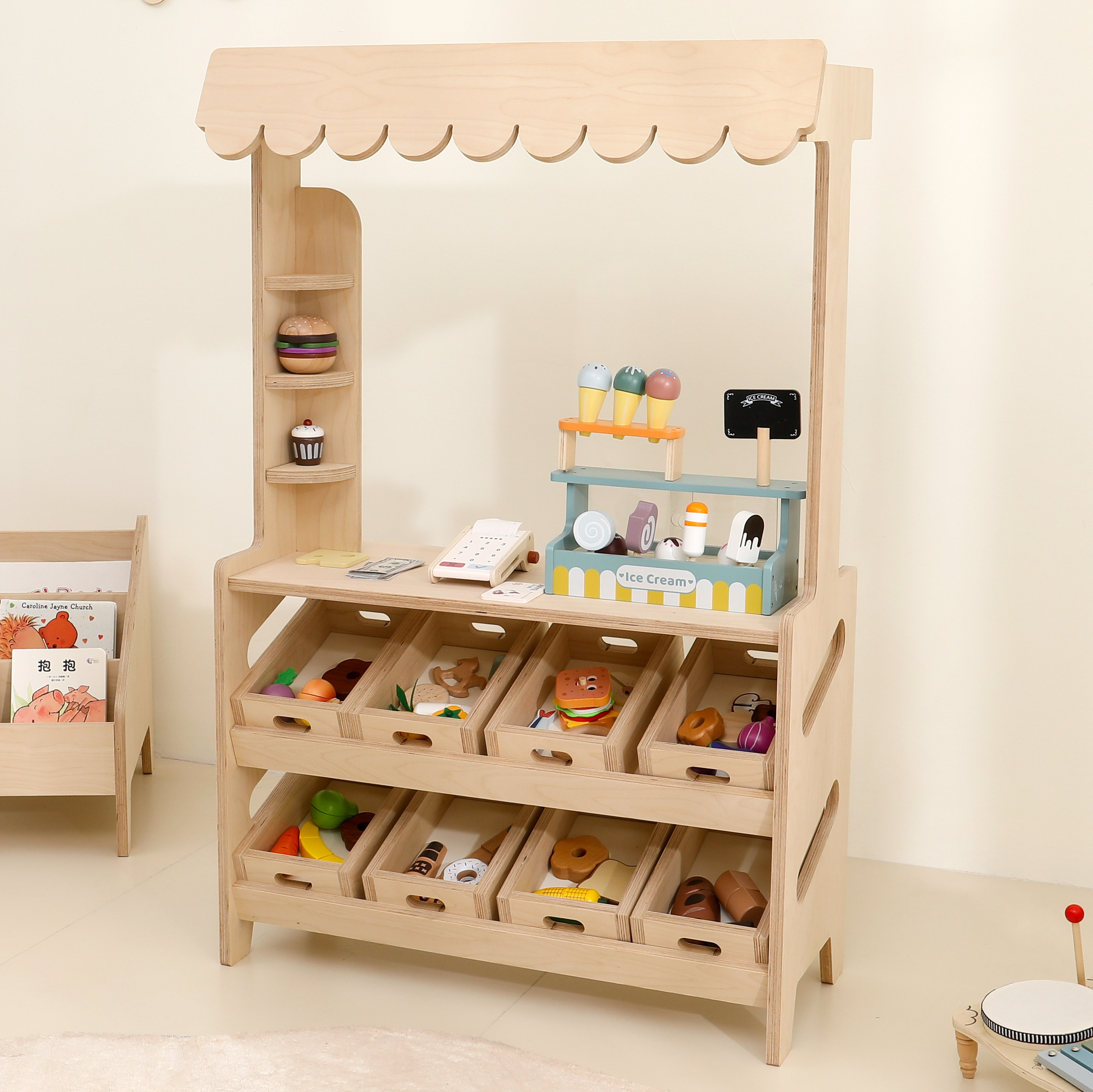 儿童玩具收纳柜多层分类置物柜