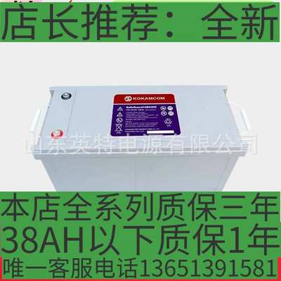 现货销售柯咖姆蓄电池SafeGuard12BS200 12V200AH Kokamcom电池