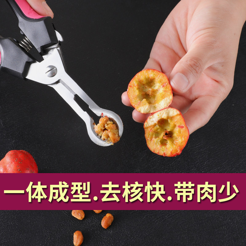 新款山楂去核器冰糖葫芦制作工具钳子掏山楂核山里红取核器扣籽刀