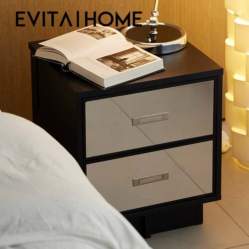 EVITA|Home镜面床头柜卧室收纳柜