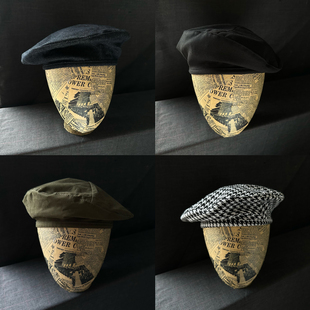 男士头围（56-58cm）军工风贝雷帽 欧单外贸工厂样品性价比销售帽