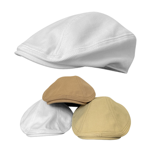 鸭舌帽男高品新疆棉春夏贝雷帽INS鸭嘴帽港风可反戴前进帽画家帽