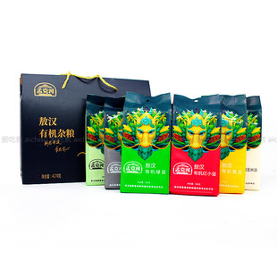 孟克河有机敖汉杂粮4170g粗粮玉米荞面米黑豆黄豆绿豆薏仁米高粱