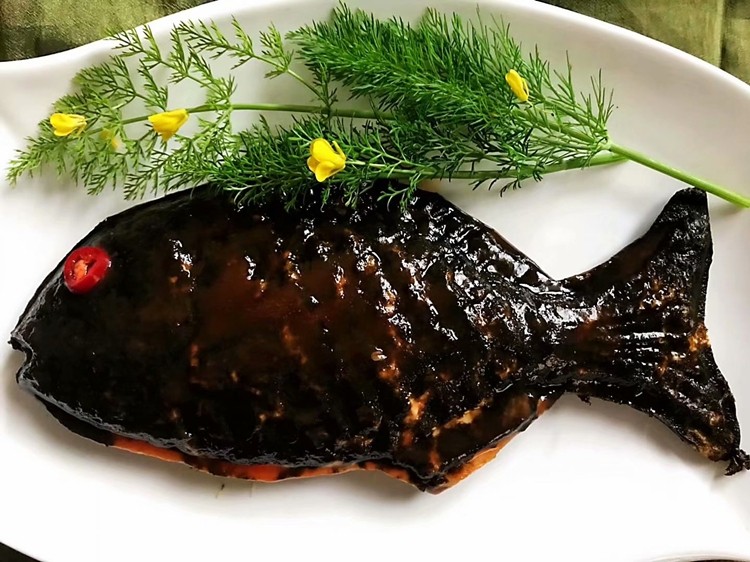 冷冻三好豆包鱼素全鱼纯素食红烧全鱼松子鱼豆豉鱼烤鱼斋菜植物肉