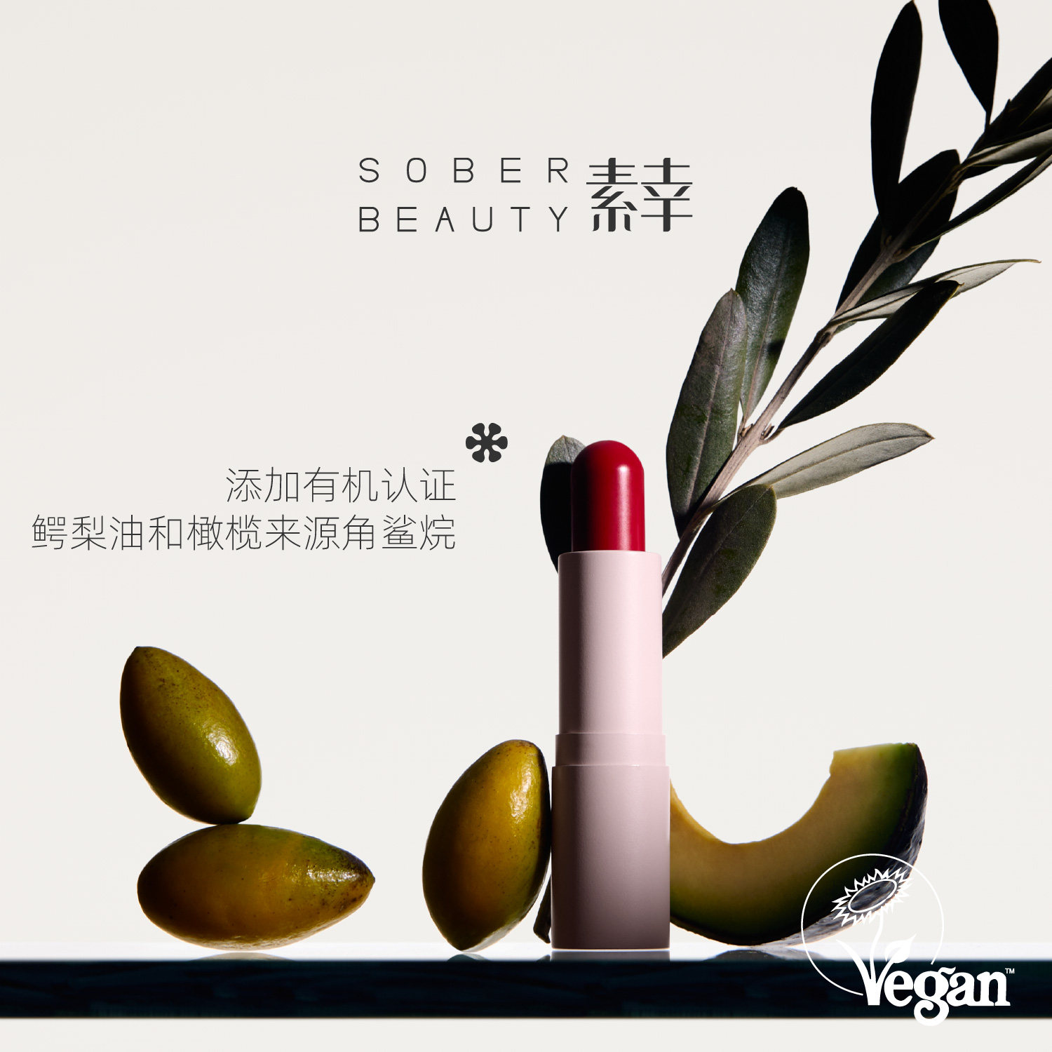 素幸植萃柔光简彩唇膏3.6g纯植物口红唇彩唇釉唇泥滋润裸色润色