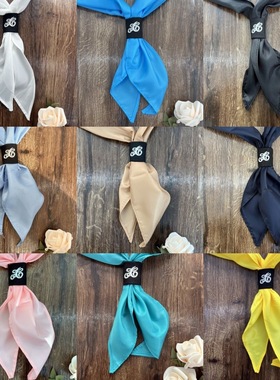 JK三角巾纯色基础款jk水手服领结女学院风领巾手打结校供