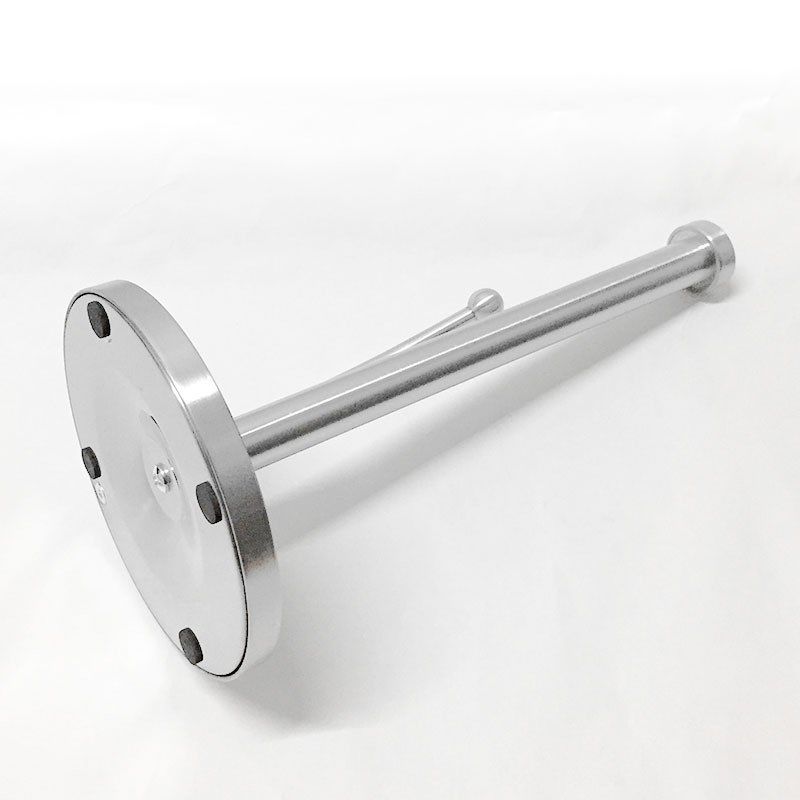 现货快发不锈钢平头弹簧珠纸巾架 厨房用纸架 防滑立式大卷纸巾架