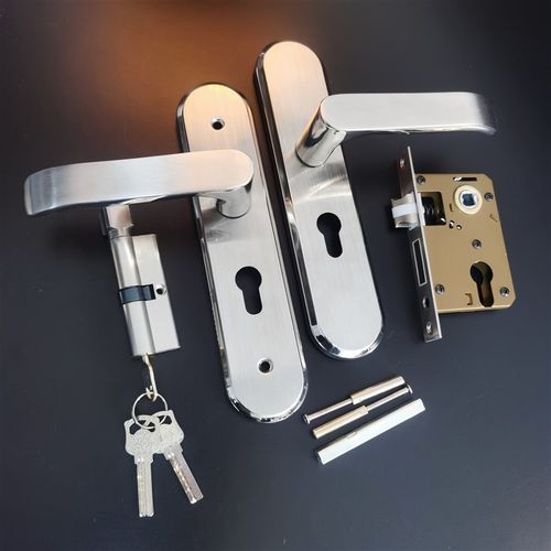 【鸿威工厂直销】2.0厚不锈钢室内门锁卧室木门静音锁体小70锁芯