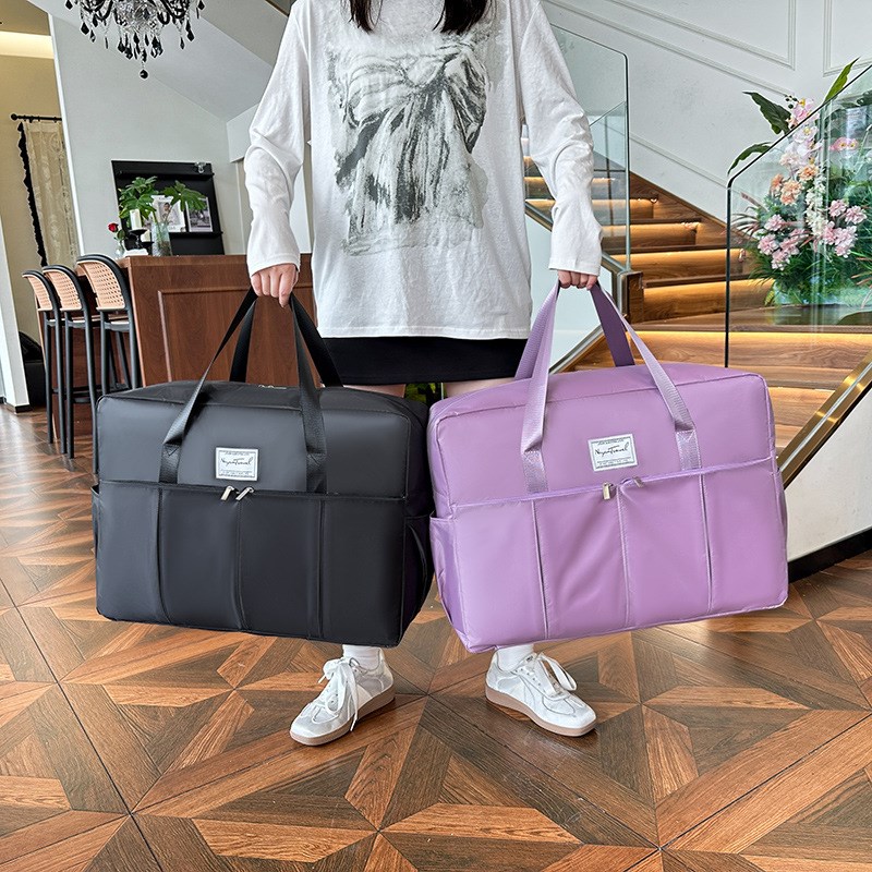 新款手提短途旅行袋可套拉杆箱大容量便携旅行包出差旅游收纳袋