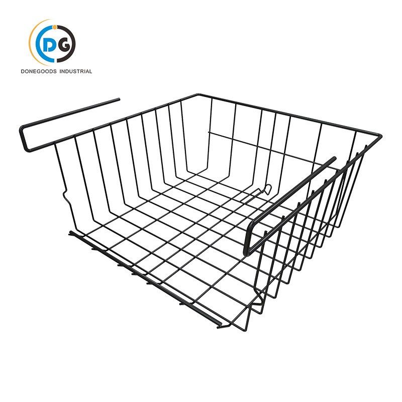 厨房橱柜挂篮可叠层置物架宿舍挂钩免安装收纳架储物用下挂架