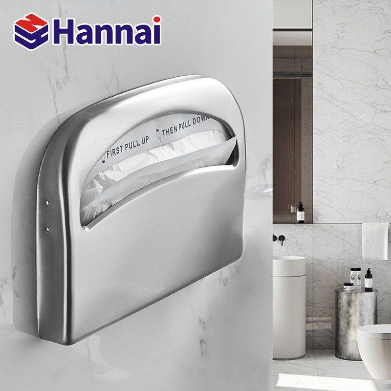 304不锈钢马桶坐垫纸盒 一次性马桶坐便纸架厕所酒店坐便垫纸巾盒