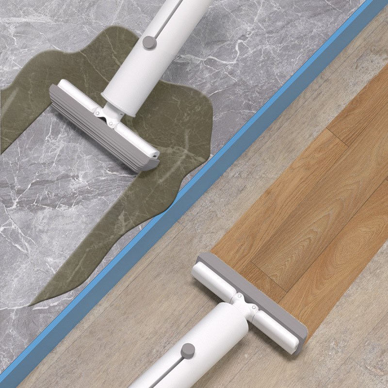 迷你舒棉小拖把免手洗手提式擦墙专用桌面可折叠拖布吸水吸油