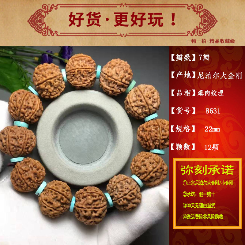 尼泊尔菩提牛筋爆满肉佛珠大金刚