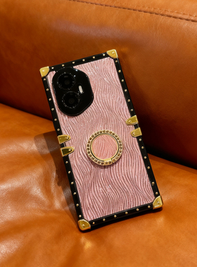 高级感华为nova13pro手机壳指环支架nova12全包防摔nova10se方形小众2025新款硅胶nova8轻奢风潮牌保护套男女