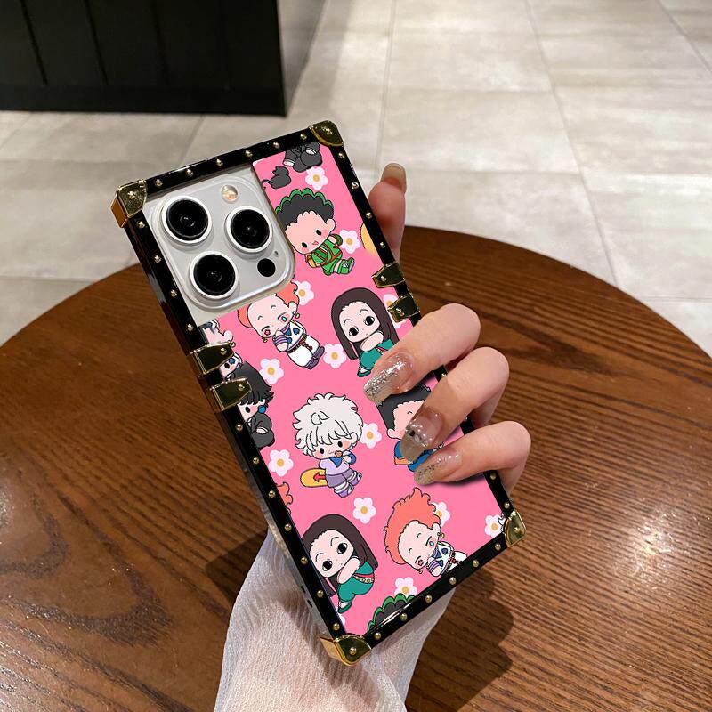 【可定制照片】个性方形iPhone17新款手机壳16创意苹果15promax潮牌轻奢风适用14plus高档硅胶全包摔保护套女