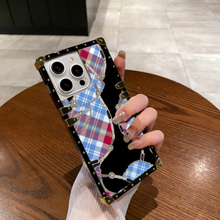 创意高级感12小众保护套11 奢华潮牌iPhone16promax手机壳轻奢风苹果15网红超火适用14plus全包硅胶防摔13个性