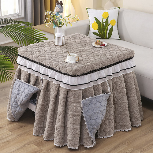 新款烤火桌罩套冬季加厚烤火被